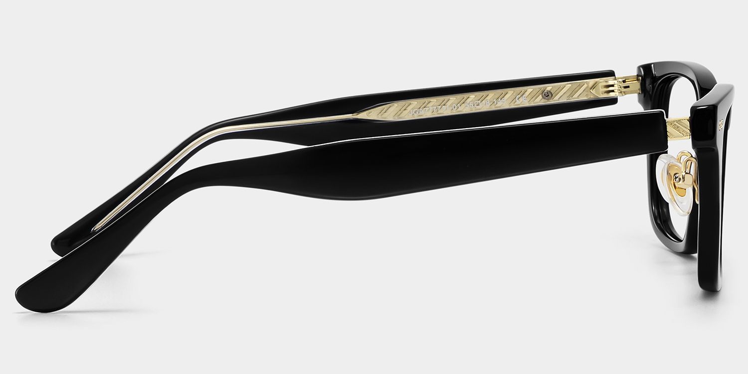 Shop Buzz Black Rectangle Eyeglasses | ZEELOOL4