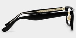 Buzz Black Rectangle Glasses3