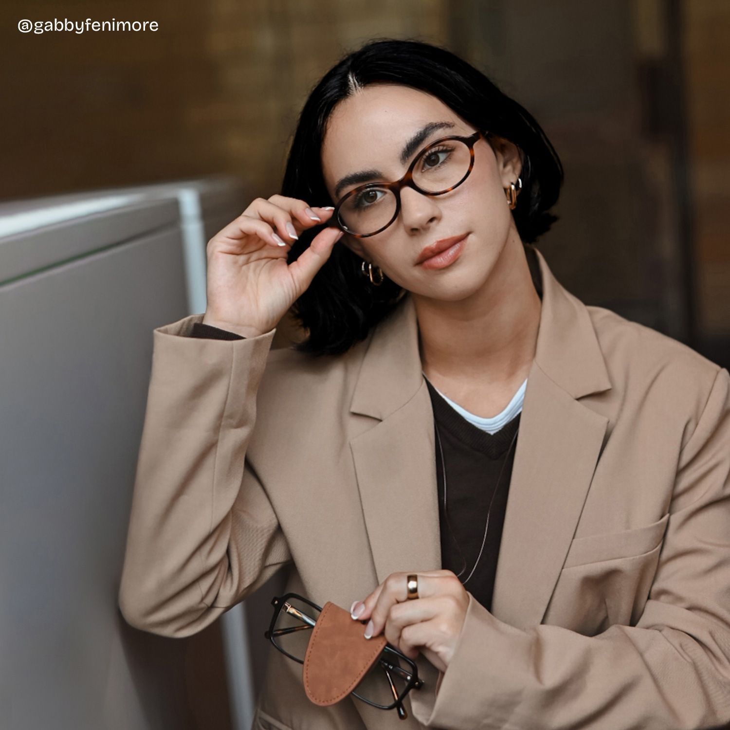 Everly Oval Tortoise Eyeglasses—Acetate Frame Glasses | ZEELOOL9