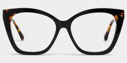 Kira Butterfly Black Glasses1