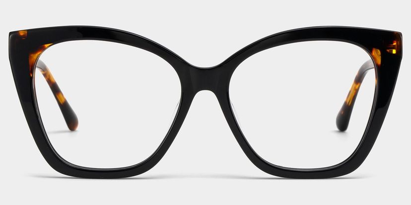 Kira Butterfly Black Glasses
