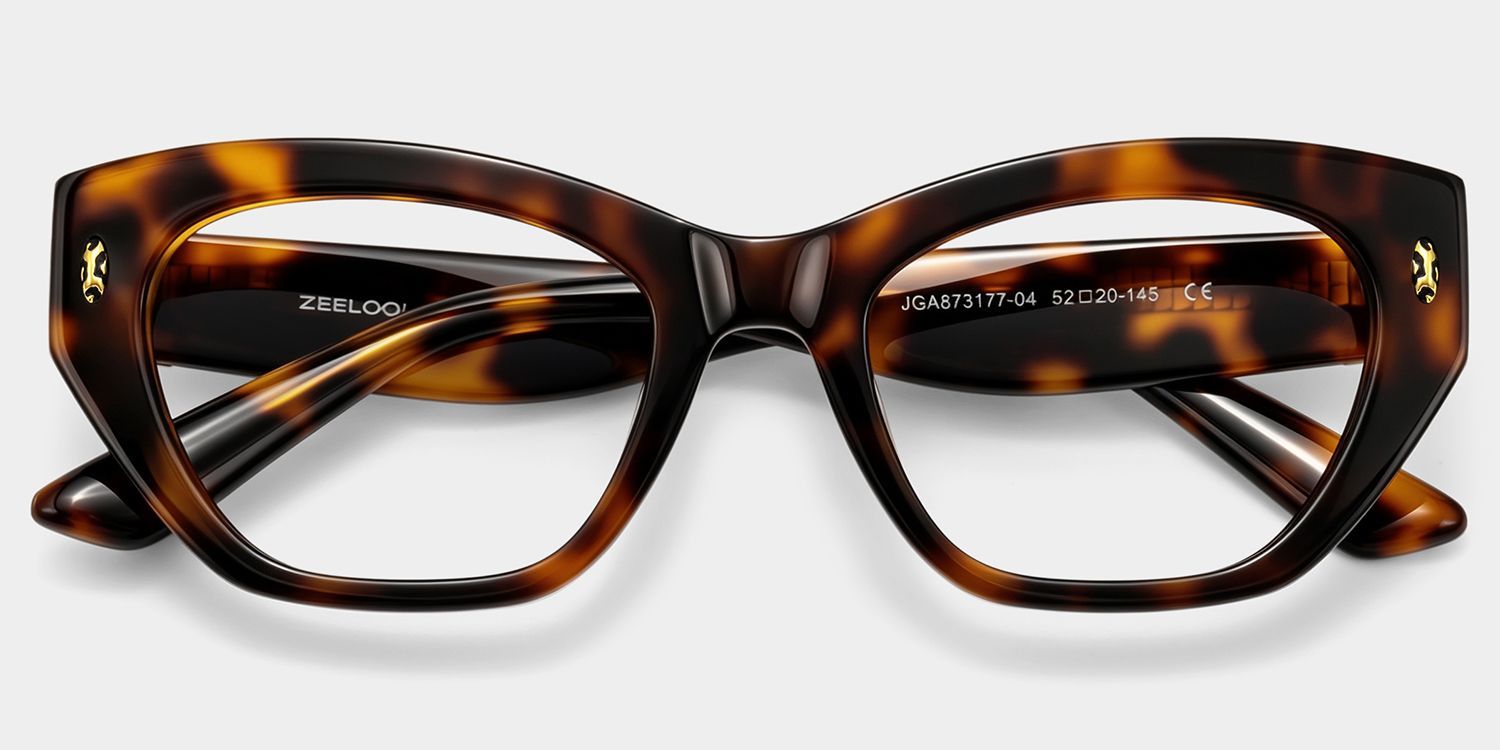 Dillon Tortoise Cat-Eye Glasses | ZEELOOL2