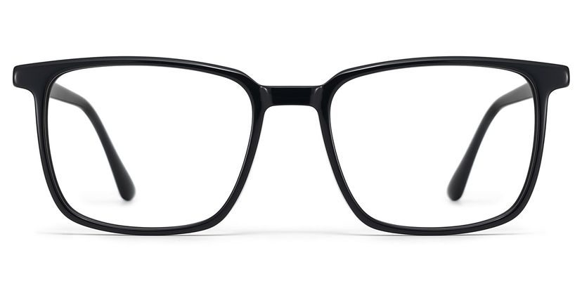 Aidan Rectangle Black Glasses