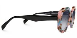 Bobbie Pink-Tortoise Oval Sunglasses2