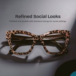 Ansyah Cateye Leopard Glasses0