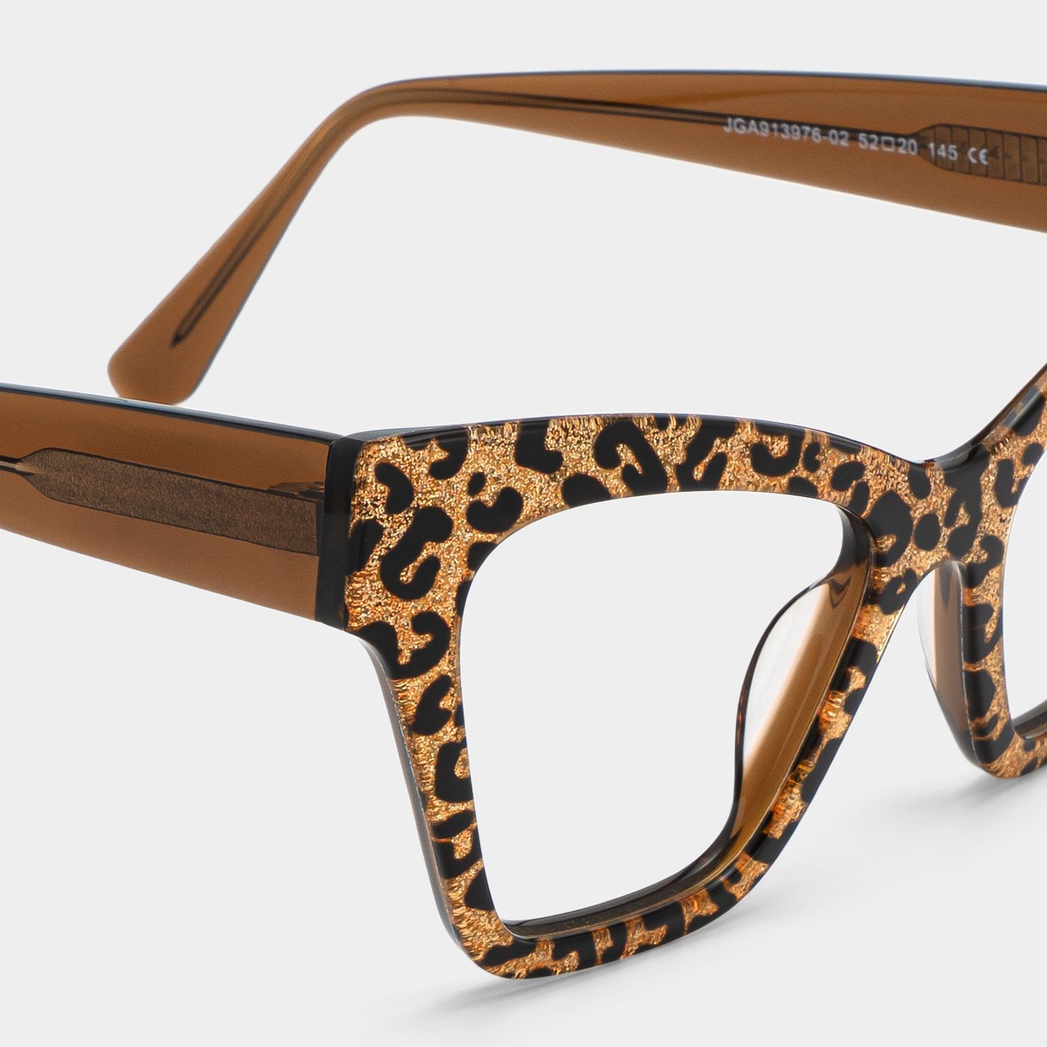 Designer Ansyah Cat Eye Leopard Print Frame Glasses5