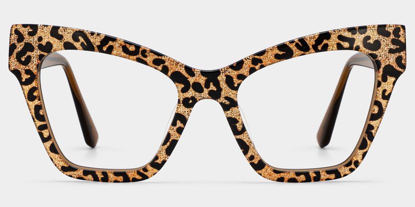 Ansyah Leopard Cat eye Glasses