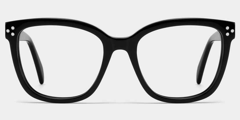 Scarlett Square Black Glasses
