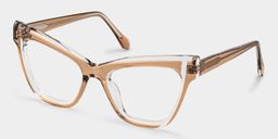 Saucie Cateye Brown Glasses3