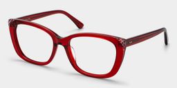 Madeline Red Cat-eye Glasses3
