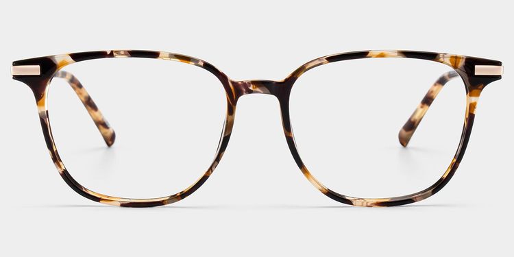 Florence Tortoise Rectangle Glasses