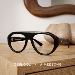 The Aviator Black Aviator Glasses0
