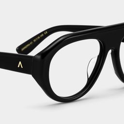 The Aviator Black Aviator Glasses5