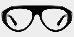 The Aviator Black Aviator Glasses1