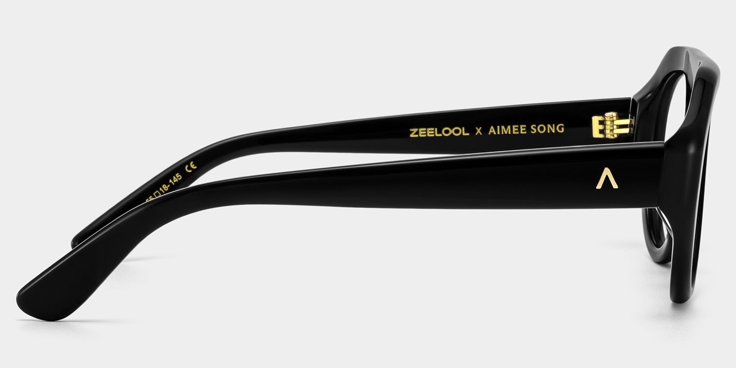 ZEELOOL x Aimee Song The Aviator Black Glasses4