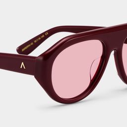 The Aviator Red Aviator Sunglasses4