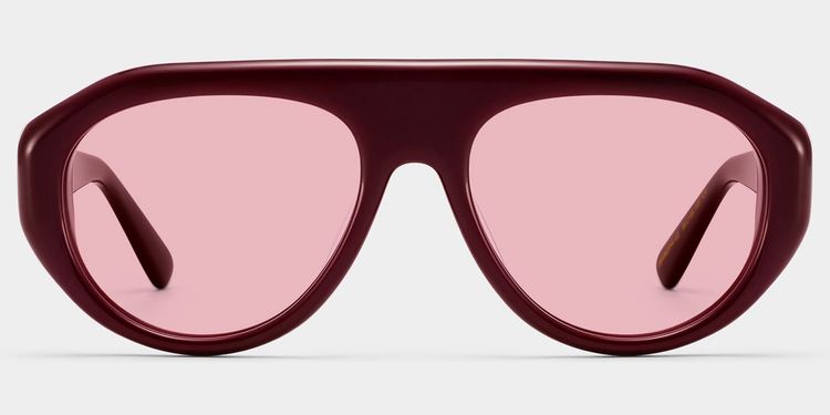 The Aviator Red Aviator Sunglasses