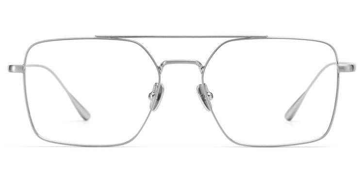 Jensen Aviator Silver Glasses