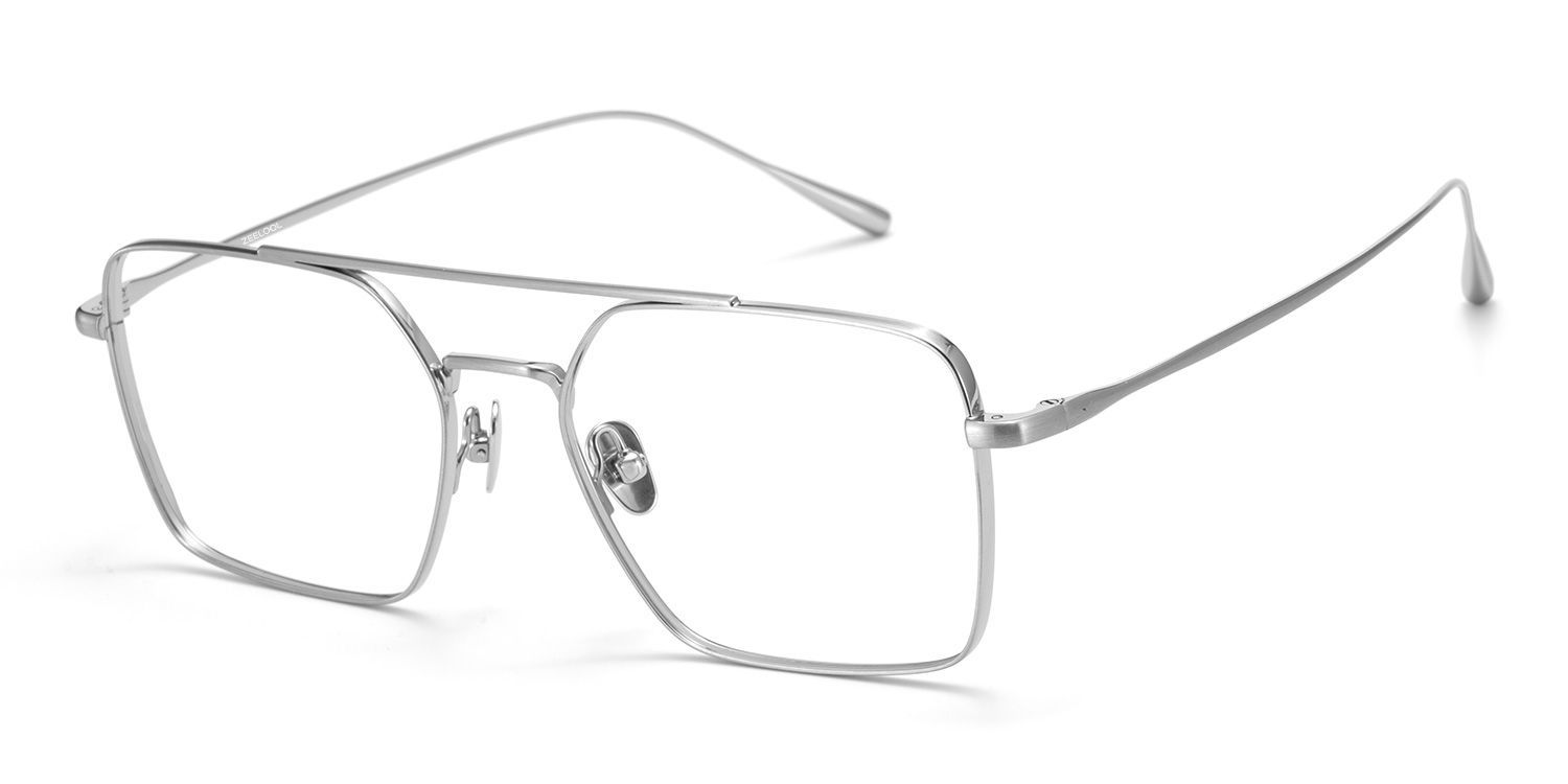 Jensen Eyeglasses in Aviator Sliver Frame | Zeelool4