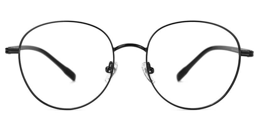 Celena Round Black Glasses