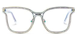 Shine Square Iridescent Glasses0