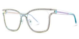 Shine Square Iridescent Glasses2