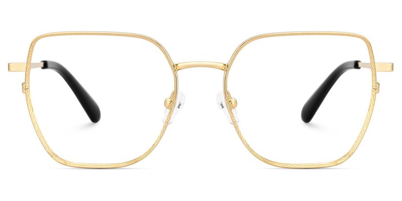 Fife Gold Geometric Glasses