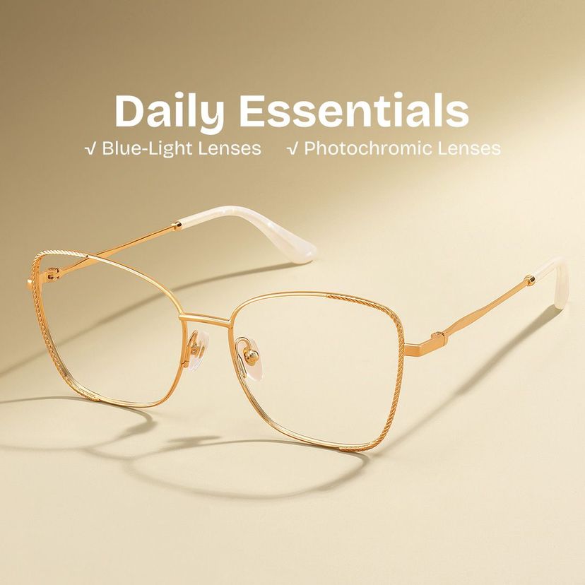 Kai Butterfly Gold Glasses