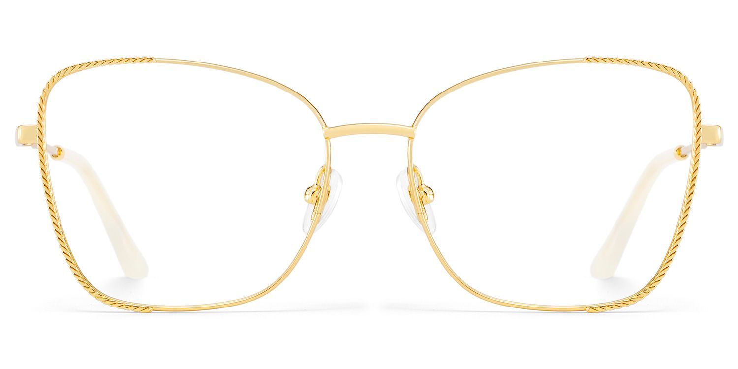 Kai Eyeglasses in Butterfly Gold Frame | Zeelool2
