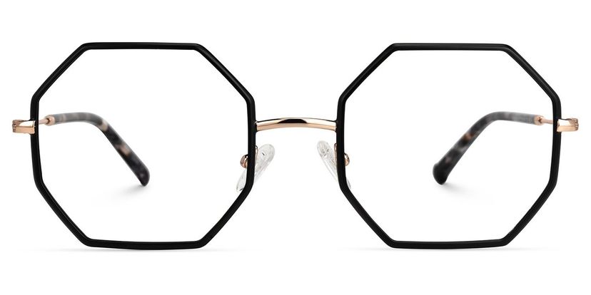Griffith Geometric Black Glasses