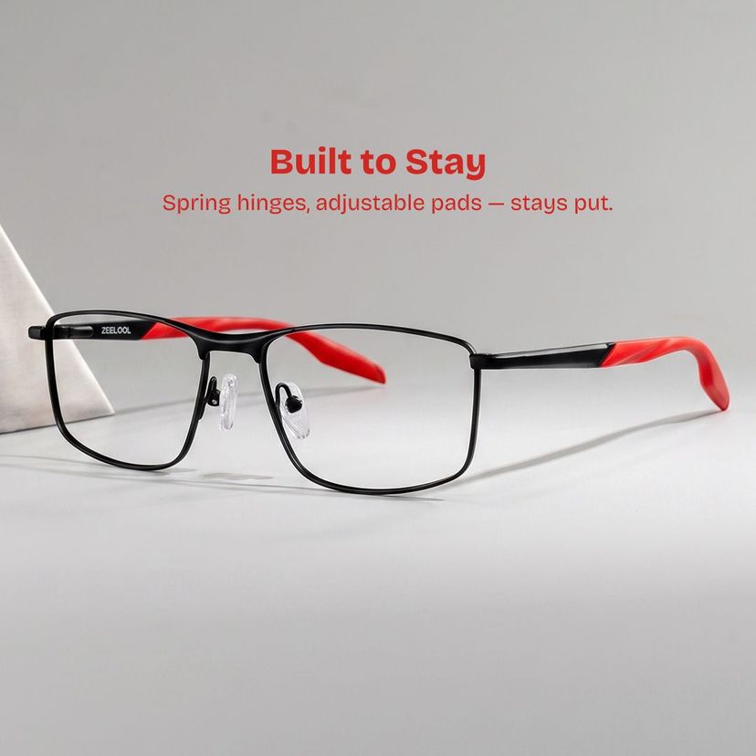 Scout Black Rectangle Glasses