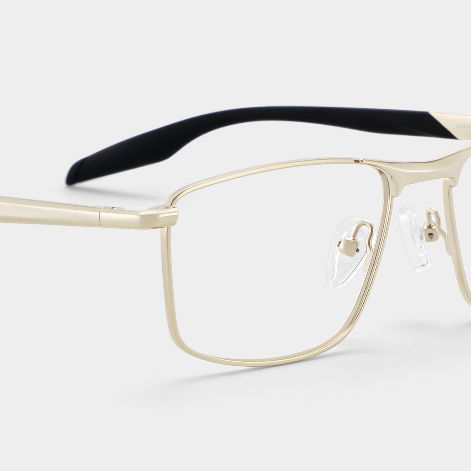 Scout Rectangle Gold Frame Glasses for Men | ZEELOOL5