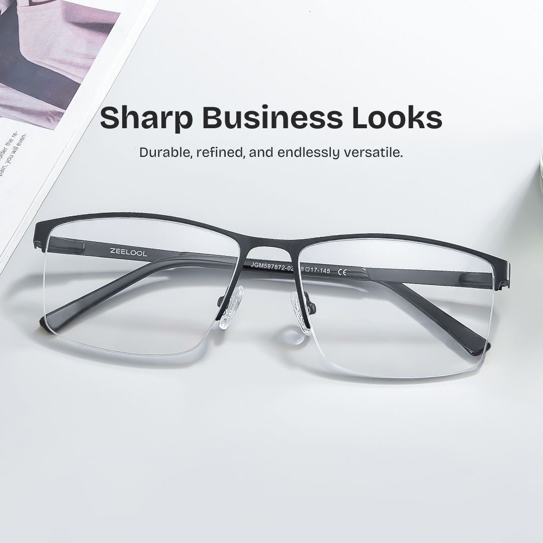 Graniela Eyeglasses in Rectangle Black Frame | Zeelool0