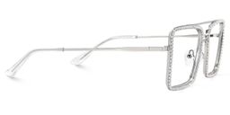 Diva Square Silver Glasses3