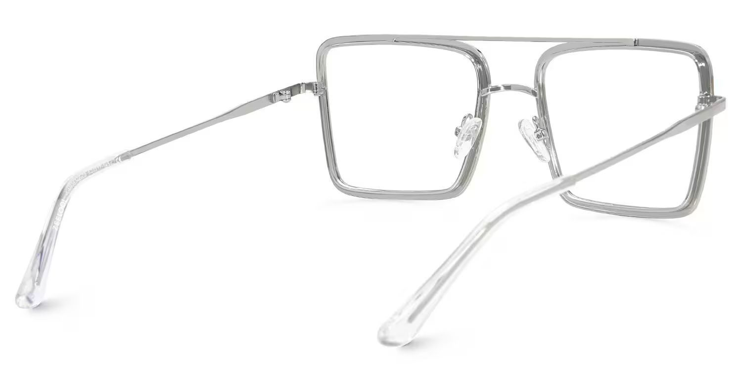 Diva Sparkle Glitter Glasses, Silver Eyeglass Frames4