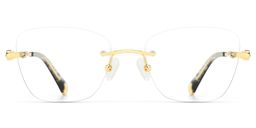 Seth Rectangle Gold Glasses3