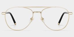 Calvin Aviator Gold Glasses2