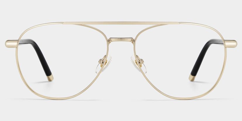 Calvin Aviator Gold Glasses