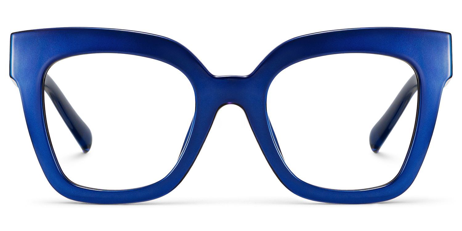 Malcolm Square Red Polka Dot Frame Gglasses | Zeelool