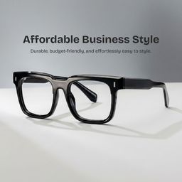 Katia Square Black Glasses0