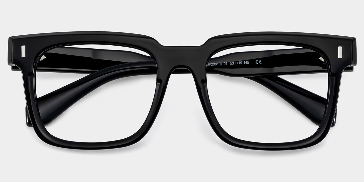 Katia Square Balck Frame Glasses Online Sale | ZEELOOL2
