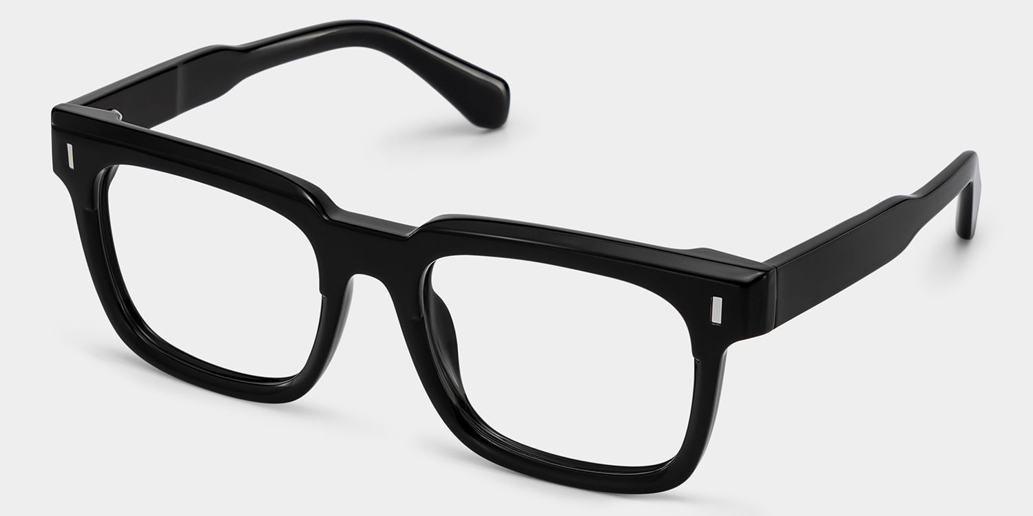 Katia Square Balck Frame Glasses Online Sale | ZEELOOL3