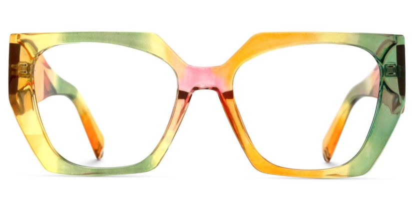 Sileidy Geometric Multicolor Glasses