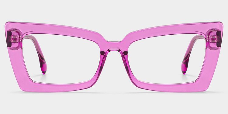 Newell Pink Rectangle Glasses