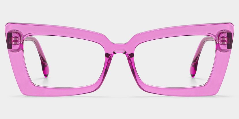 Newell Pink Rectangle Glasses