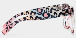 Malcolm Square Pink Leopard Glasses4
