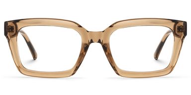 Grover Rectangle Beige Glasses
