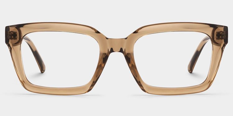 Grover Rectangle Beige Glasses