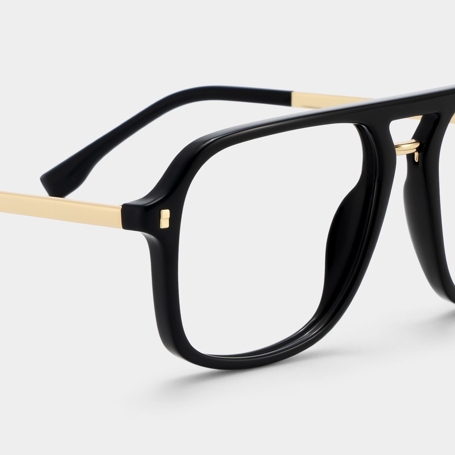 Aviator Kilworth Black Eyeglass Frame Deals | ZEELOOL5