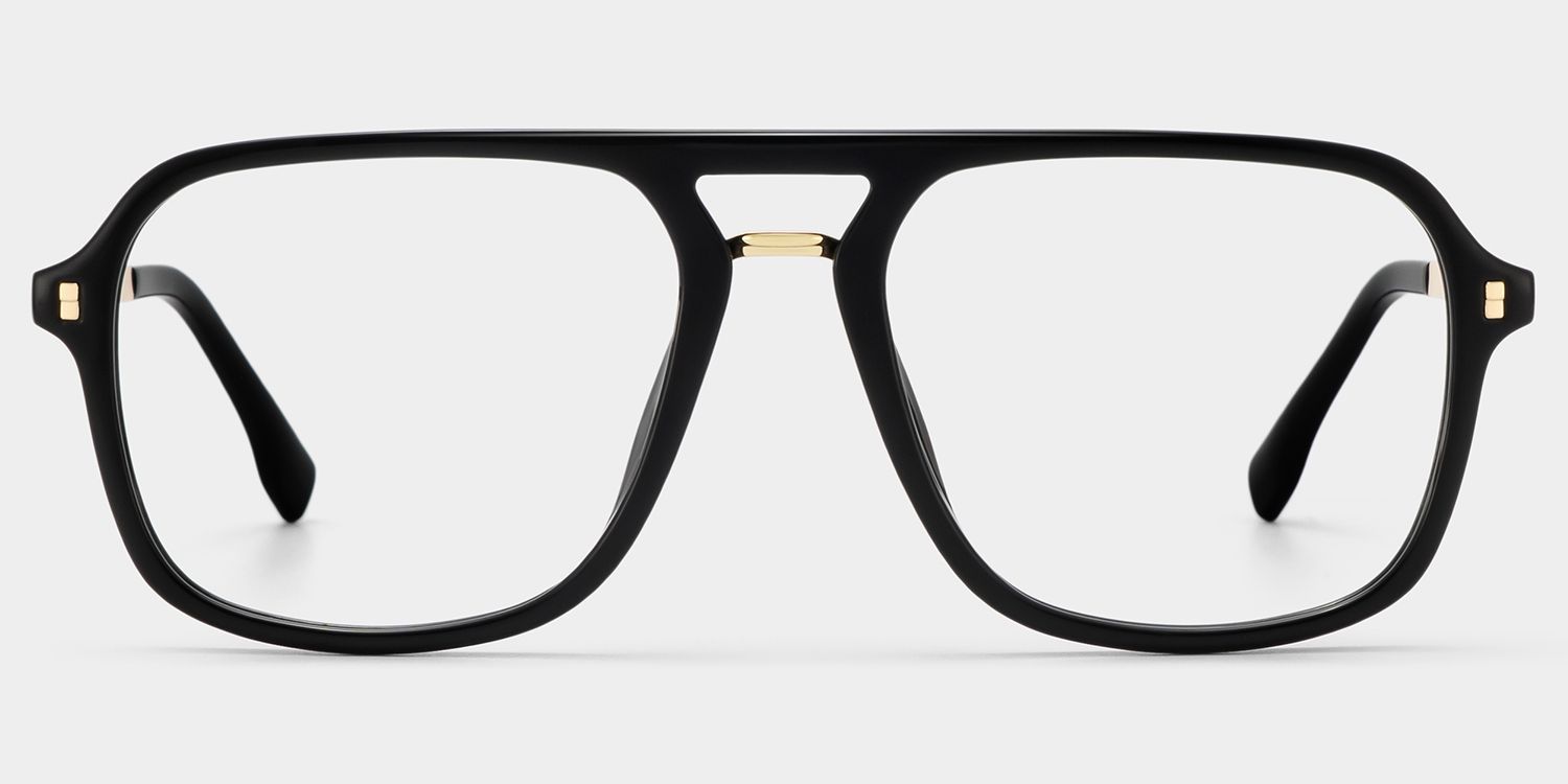 Aviator Kilworth Black Eyeglass Frame Deals | ZEELOOL1